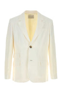 Ami White Viscose Blend Blazer