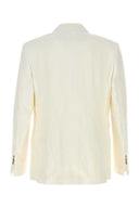 Ami White Viscose Blend Blazer