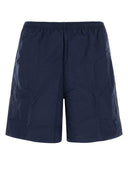 Ami Navy Blue Nylon Swimming Shorts