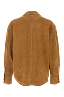 Ami Camel Suede Oversize Shirt