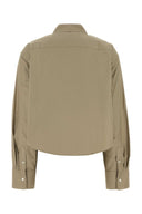 Ami Dove Grey Oxford Oversize Shirt