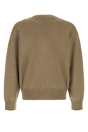 Ami Cappuccino Wool Blend Cardigan