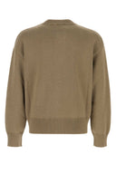 Ami Cappuccino Wool Blend Cardigan