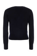 Ami Midnight Blue Wool Cardigan