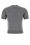 Ami Grey Wool Cardigan