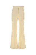 Sportmax Pastel Yellow Viscose Blend Piacere Pant