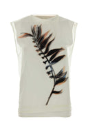 Sportmax Ivory Stretch Tulle Genero Top