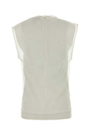 Sportmax Ivory Stretch Tulle Genero Top