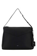 Max Mara Black Leather Kipperl Shoulder Bag