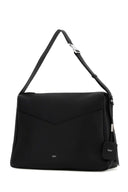 Max Mara Black Leather Kipperl Shoulder Bag