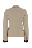 Max Mara Sand Wool Blend Placido Blazer