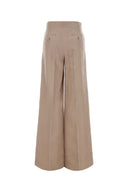 Max Mara Powder Pink Organza Rasoio Pant
