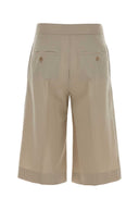 Max Mara Sand Wool Blend Mile Bermuda Shorts
