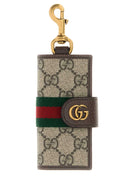 Gucci bedruckter Canvas-Schlüsselanhänger