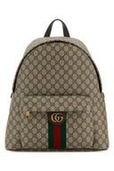 Zaino Ophidia medio in tela stampata Gucci