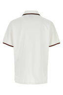 Polo en piqué blanc Gucci