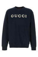Gucci 午夜蓝色棉质运动衫