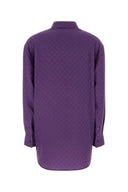 Gucci Purple Silk Oversize Shirt
