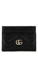 Gucci 黑色皮革卡包