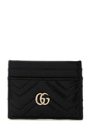 Gucci 黑色皮革卡包