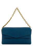 Borsa a tracolla grande in pelle verde acqua Gucci