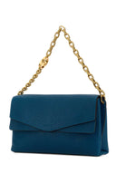 Borsa a tracolla grande in pelle verde acqua Gucci
