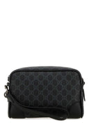 Borsa a tracolla piccola con stemma Gg in tela stampata Gucci