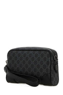 Borsa a tracolla piccola con stemma Gg in tela stampata Gucci
