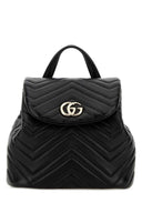 Zaino Gucci Mini Gg Marmont in pelle nera