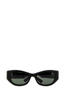 Occhiali da sole Gucci in acetato nero