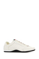 Gucci 白色皮革 Gucci 直筒运动鞋