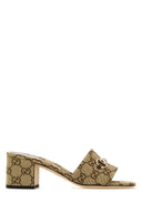 Gucci Gg Fabric Mules