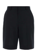 Gucci Dark Blue Wool Shorts