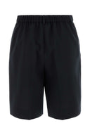 Gucci Dark Blue Wool Shorts