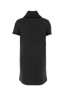 Gucci Melange Dark Grey Stretch Jersey Dress