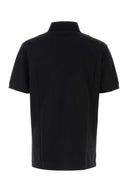 Polo Gucci in piquet elasticizzato nero