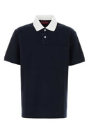 Gucci Midnight Blue Stretch Piquet Polo Shirt