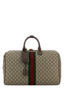 Gucci Printed Canvas Travel Bag