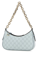 Borsa a tracolla con stemma Gg in tela stampata Gucci