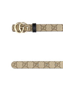 Gucci Printed Canvas Reversible Belt