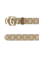 Gucci Printed Canvas Reversible Belt