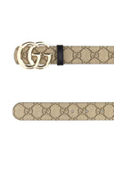 Gucci Printed Canvas Reversible Belt