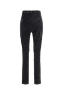 Gucci Charcoal Stretch Velvet Pant