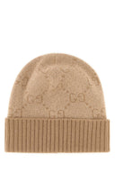 Gucci Beige Cashmere Blend Beanie Hat