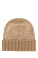 Gucci Beige Cashmere Blend Beanie Hat