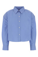 Calvin Klein Light Blue Poplin Crisp Oversize Shirt