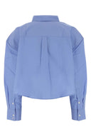 Calvin Klein Light Blue Poplin Crisp Oversize Shirt