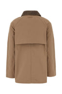 Calvin Klein Cappuccino Cotton Overcoat