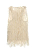 Top in misto nylon decorato