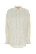 Stella Mc Cartney White Satin Oversize Shirt